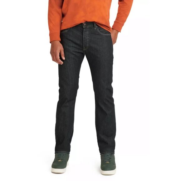NEW Levi's Men's 501 Original Fit Button Fly Jeans (Clean Rigid)-Size 32W x 32L
